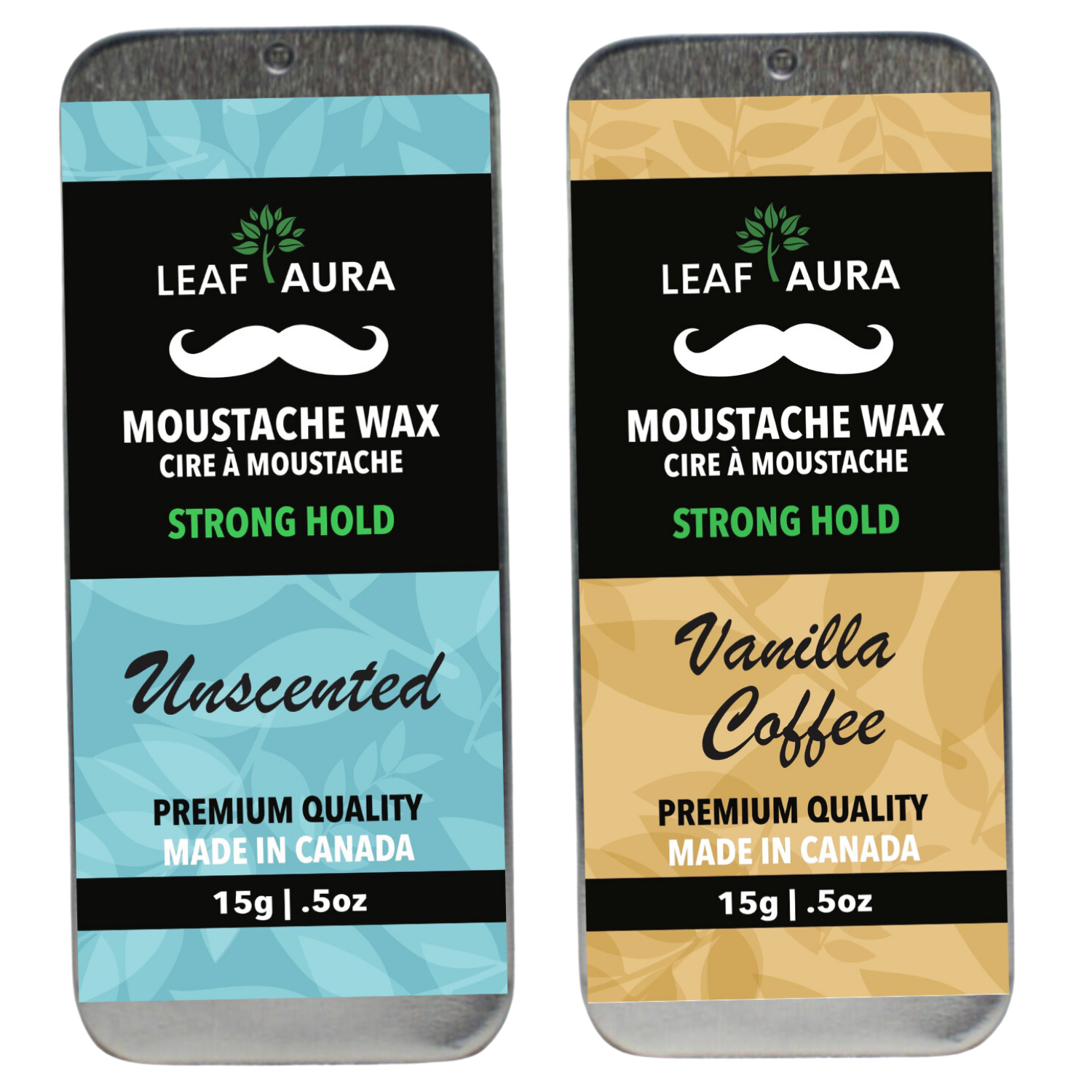 New Moustache Wax-STRONG HOLD 3 Variants