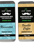 New Moustache Wax-STRONG HOLD 3 Variants