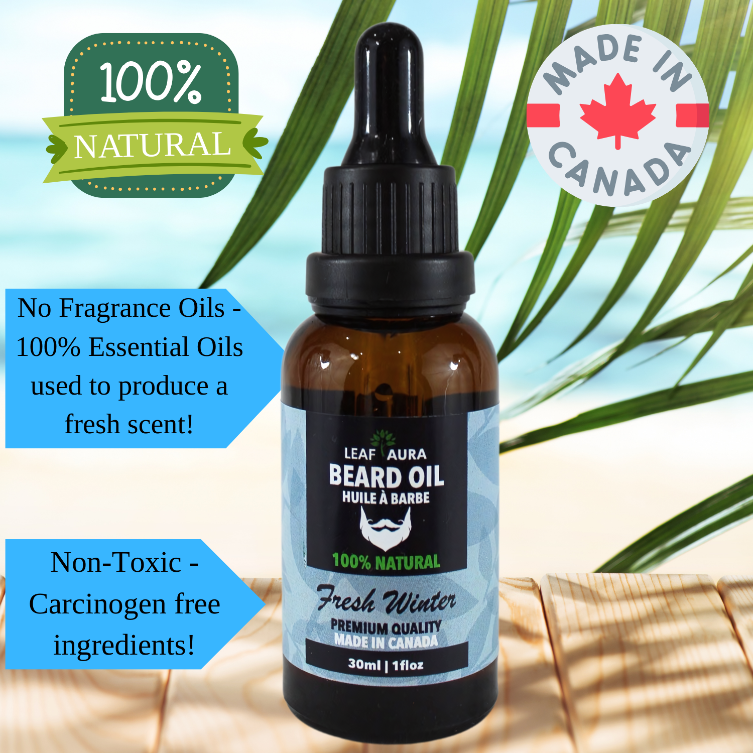 Beard Oil  (5 Fragrances)