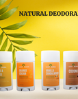 NATURAL DEODORANT 4 FRAGRANCES