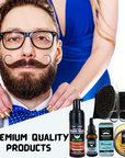 BEARD CARE KIT (7 ITEMS) -NATURAL PRODUCTS