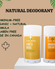 NATURAL DEODORANT 2 PACK